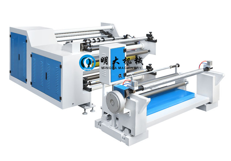 QFJCB three layer joint rewinding cutting machine